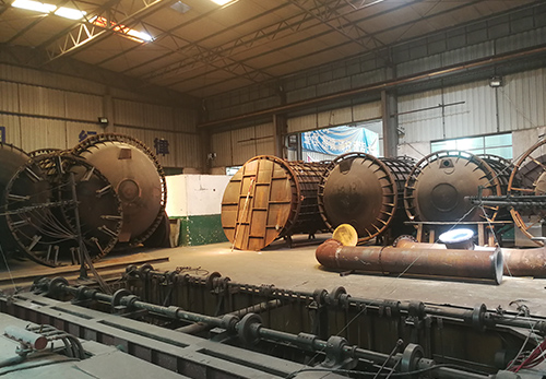 企业车间,钢衬PE管道,钢衬PO管道,防腐管道